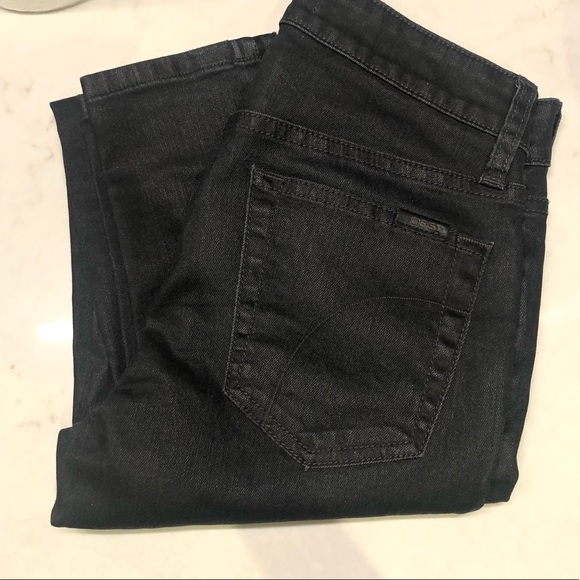 Coated Mid Rise Skinny Jeans in Gunmetal - Picture 8 of 8